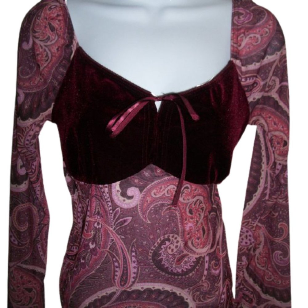 Suzy Paisley Blousy Top Fits Small